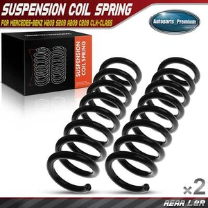 2x Rear Left & Right Coil Spring for Mercedes S203 A209 C209 C240 CLK320 350 550 - Picture 1 of 9