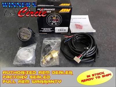 AEM 30-4406 Digital Turbo Boost/Vacuum Gauge w/ LED Interface -30 to 35 PSI - Image 1 of 4