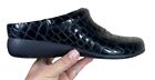 Chaussures sabots femme David Tate Catalina en cuir noir 7 confort moyen