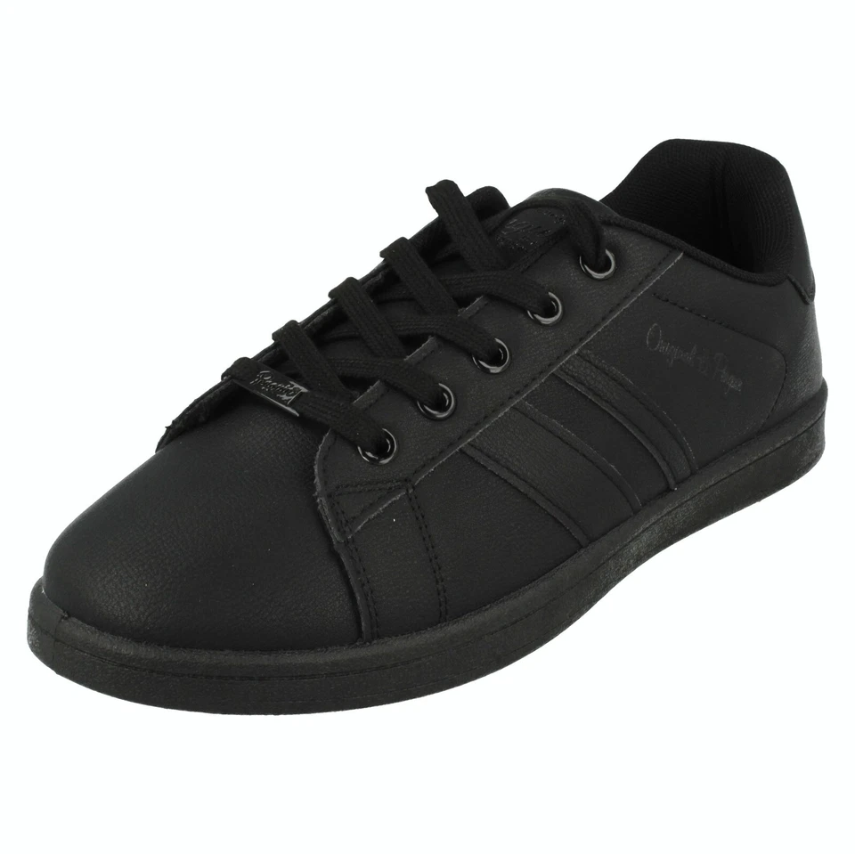 Boys GENTRY JNR / PEN4056 School Lace Up Formal Trainer Shoes By Penguin - Image 1 of 1