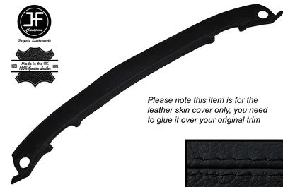 Schwarz Stitch Dach Windschutz Panel Halterung Rand Skin Cover F�r Corvette C5 - Bild 1 von 3