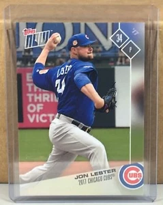 2017 TOPPS NOW ROAD TO OPENING DAY #OD-301 JON LESTER CHICAGO CUBS /986 - Picture 1 of 2