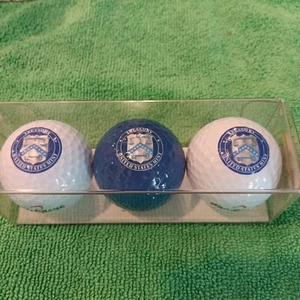 Department of the Treasury Logo Golf Balls 3 Pack New Old Stock - Picture 1 of 8