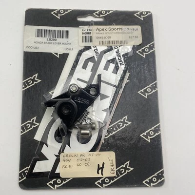 Montaje de palanca de freno Vortex negro Honda CBR954RR 02-03, RC51 00-06 LB299 CBR954 RR Foto 1 de 4