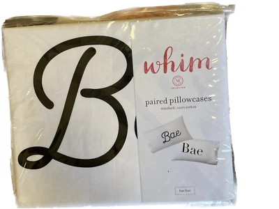 PAR de fundas de almohada Whim by Martha Stewart Collection 200 TC algodón "Bae" - ESTÁNDAR Foto 1 de 2