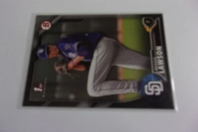 2016 BOWMAN DRAFT PROSPECTS SILVER PARALLEL REGGIE LAWSON #BD-109 PADRES 261/499 - Image 1 of 2