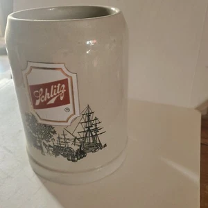 Vintage Schlitz Ceramic Beer Mug - MADE IN WEST GERMANY   ANT#101 - Picture 1 of 4