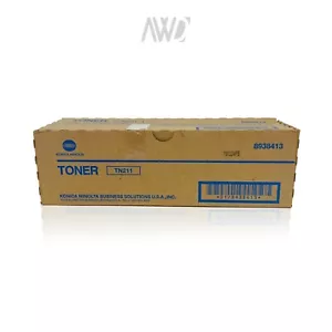 Genuine Konica Minolta TN211 Black Toner Cartridge (8938-413) - NEW SEALED - Picture 1 of 3