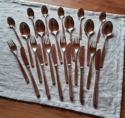 Besteck BSF Nordlicht 90 er Silberauflage, gesamt 31 Teile - Bild 1 von 4