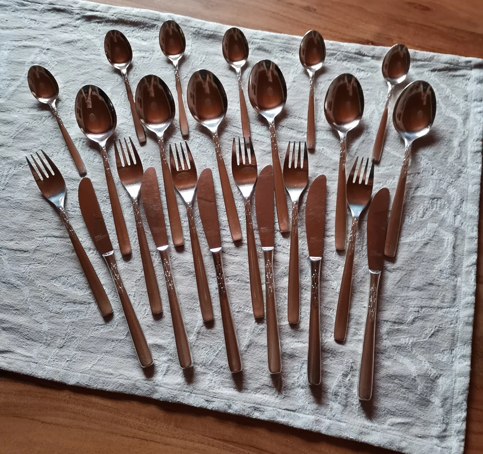 Besteck BSF Nordlicht 90 er Silberauflage, gesamt 31 Teile - Bild 1 von 4