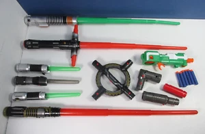 star wars LIGHTSABERS BLADEBUILDERS set LOT KONVOLUT kylo ren luke NERF sith jedi - Bild 1 von 7