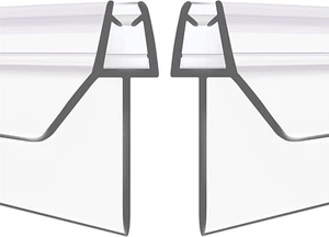 2-Pack Frameless Shower Door Bottom Seal (3/8'' X 39'') Clear Glass Shower Do... - Picture 1 of 12