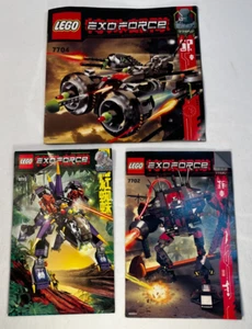 LEGO Exo-Force Series Lot of 3 Instruction Manuals 7702 7704 8115 - Picture 1 of 7