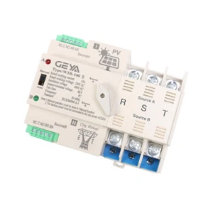 GEYA Solar Inverter Dual Power Automatic Transfer Switch 3P 63A 110V PV To Grid - Picture 1 of 15