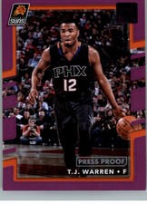2017-18 Panini Donruss -   Press Proof Purple #120 T.J. Warren #/199