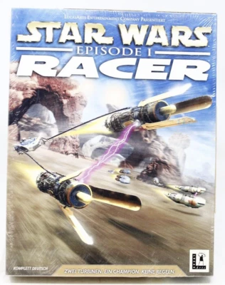 Star Wars: Episode 1: Racer (PC, 1999) Big Box - GERMAN Version - New - See desc - Image 1 of 4