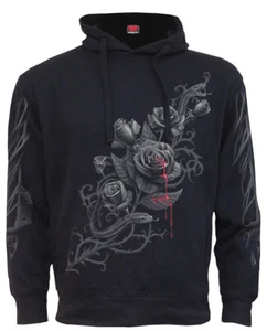 Spiral Direct FATAL ATTRACTION Hoody/Skull/Goth/Darkwear/Roses/Ladies/Hooddie - Picture 1 of 2