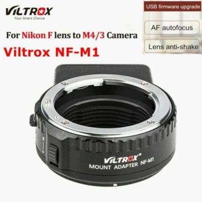 Viltrox NF-M1 AF Lens Adapter for Nikon F NF to Micro 4/3 M4/3 Panasonic Camera - Image 1 of 4