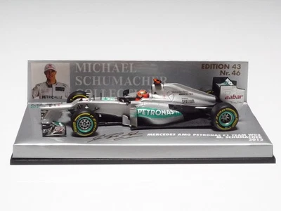 MINICHAMPS 1:43 MERCEDES AMG PETRONAS W03 M. SCHUMACHER 2012 MSC#46 - Image 1 of 4