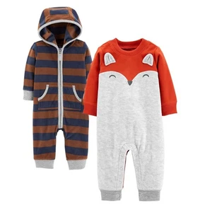Carter's Baby Jungen 2-teiliger Fleece Overall Neugeborene - Bild 1 von 1