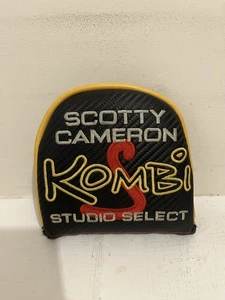 Cubierta de cabeza putter mazo negro Scotty Cameron Kombi S Studio Select - Imagen 1 de 3
