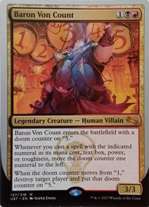 127/216 BARON VON COUNT MYTHIC UNSTABLE MTG CARD - Picture 1 of 1