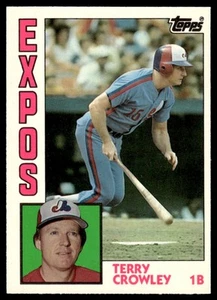 1984 Topps Tiffany Terry Crowley Montreal Expos #732 - Picture 1 of 2