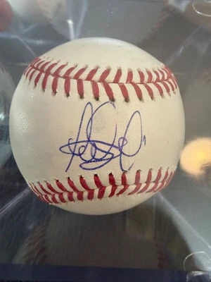 Fernando Tatis Jr.  Autographed Rawlings MLB Baseball Fanatics & MLB COA W/ Cube - Image 1 of 3