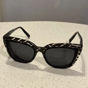 ALAIN MIKLI A05026 B1136G 2N BLACK&GREY AUTHENTIC  SUNGLASSES 55-20-FRAMES ONLY - Picture 1 of 13