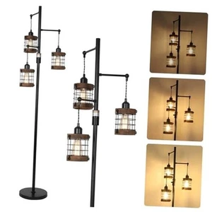  Dimmable Floor Lamps for Living Room, 3-Light Dimmable rotary switch - Afbeelding 1 van 8