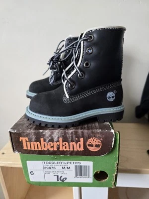 Botas Timberland Vintage - Preto/Azul Aby - Criança 6 - Zíper nas costas - Imagem 1 de 3