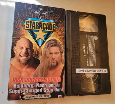 WCW Starrcade 1998 Wrestling VHS Warner Home Video - Image 1 of 4