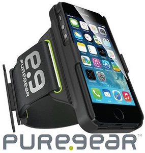 PureGear Hip SPORTS Noir/Citron Brassard + Étui Support Pour Apple IPHONE 6 6s - Photo 1 sur 7