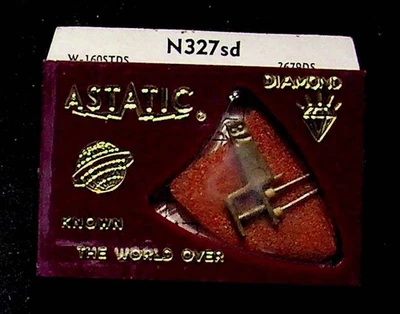 Astatic Phonograph Needle N327sd NOS Diamond Sapphire Stereo LP 78 RPM - Image 1 of 4