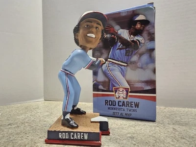 Rod Carew Minnesota Twins MLB 2017 SGA Bobblehead NIB 1977 MVP - Image 1 of 4