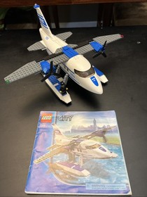 Lego City Police Pontoon Plane 7723 99.8% Complete W/Instructions