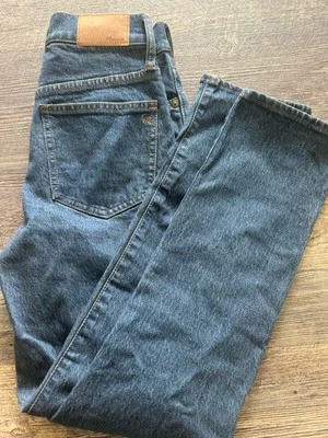 Madewell The Midrise Perfect Vintage Blue Denim Jeans Size 24 - Image 1 of 4