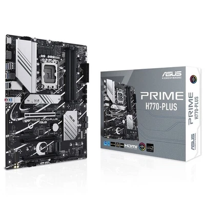 Placa madre ASUS PRIME H770-PLUS Intel LGA 1700 DDR5 ATX H770 con BIOS 14ª... - Imagen 1 de 4
