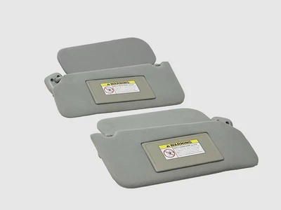 03-14 Ford Expedition Navigator Sun Visor Driver LH Passenger RH Gray Pair OEM - Image 1 of 4