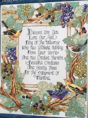 BLESSINGS cross stitch pattern booklet - Nancy Rossi - Kooler Design Studio  - Image 1 of 4