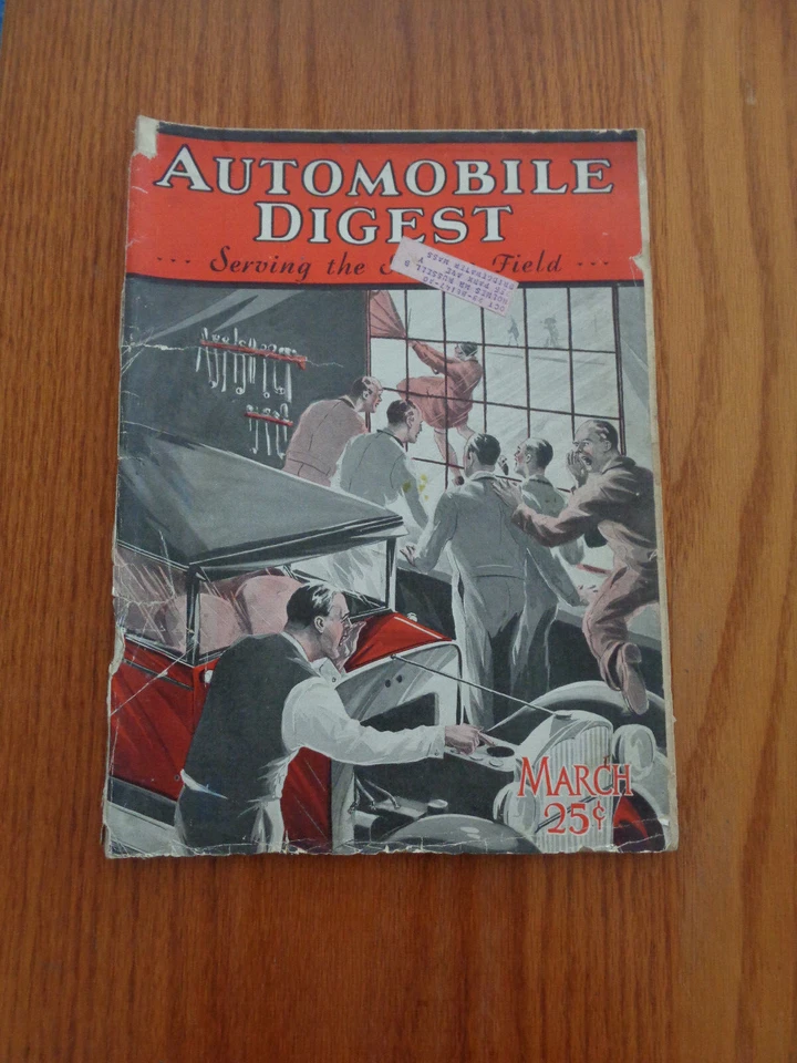 Automobile Digest magazine March 1929: Would Your Work Stand This Test? SC - Image 1 of 1