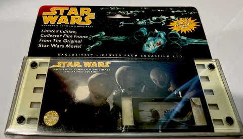 12 Star Wars Authentic 70MM Film Original Collector Film Frame Edition Lot Of 3 Cover