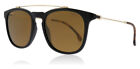 CARRERA 154/S 807 Black Brown Lens 51mm Unisex Square Sunglasses Authentic NWT