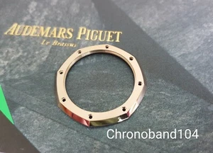 Bisel de acero inoxidable modelo 41 mm Audemars Piguet Royal Oak genuino OEM SIN USAR - Imagen 1 de 8