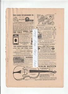 1884 MARGARET VANDEGRIFT BOOKS Magazine AD~BELL/Absent Minded Fairy~PAYSON'S INK - Picture 1 of 1