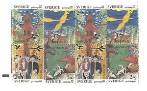 Svezia Scott #1883-1886a MNH XF 2.4k 1991 Libretto di 20 francobolli CV 38.00 - Foto 1 di 1