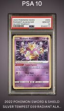 Pokémon TCG Radiant Alakazam Silver Tempest 059/195 Holo Radiant Rare for  sale online