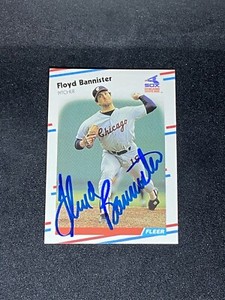 Floyd Bannister 1988 Fleer Glossy #392 Chicago White Sox Signed Autographed Card