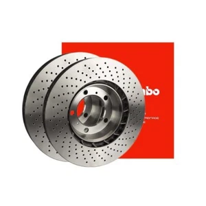 Brembo 09.A613.51 UV Coated vented drilled Front Brake Rotor OE# A2044212812 - Picture 1 of 2
