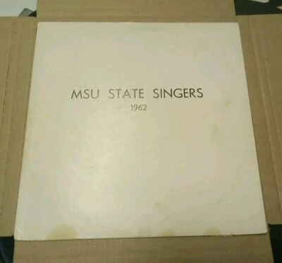 MSU STATE SINGERS Michigan State Spartans 1962 Robin Records LP Ex Vinyl Klausli - Image 1 of 4